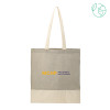 Thumbnail image for  Split Recycled Grey Cotton Twill Convention Tote