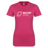 Thumbnail image for  Next Level Womens Fuchsia Boyfriend Tee