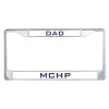 Thumbnail image for  Dad Metal License Plate Frame in Chrome