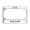 Thumbnail image for  Metal Motorcycle License Plate Frame in Chrome