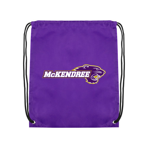  Purple Drawstring Backpack - Primary Mark