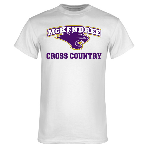  Univ White T Shirt - Cross Country