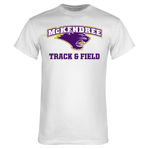  Univ White T Shirt - Track and Field