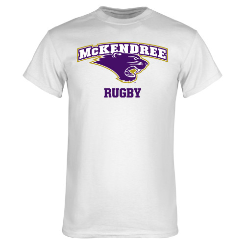  Univ White T Shirt - McKendree Rugby