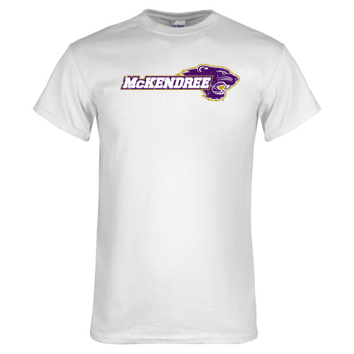  White T Shirt - Primary Mark Distressed
