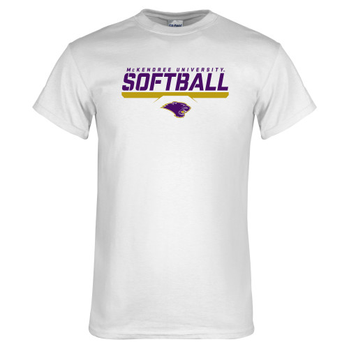  White T Shirt - McKendree University Softball