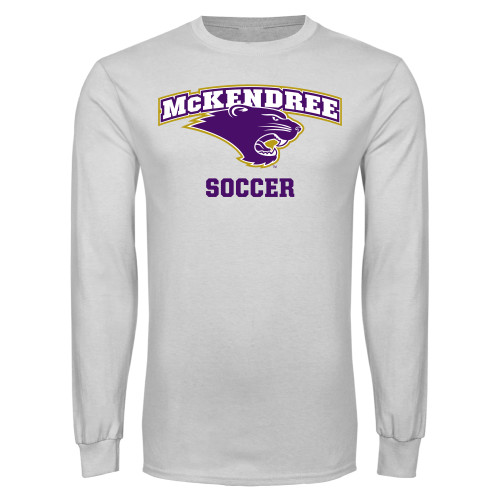  Univ White Long Sleeve T Shirt - Soccer