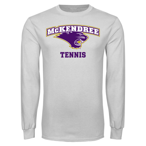  Univ White Long Sleeve T Shirt - Tennis