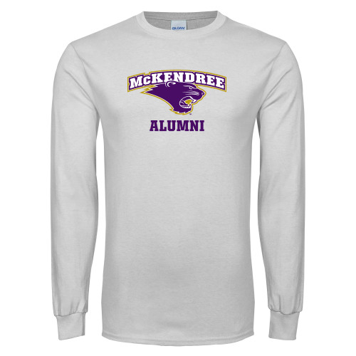  White Long Sleeve T Shirt - Alumni