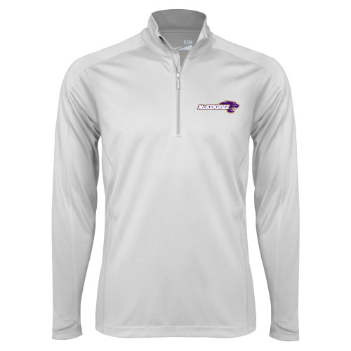  Syntrel White Interlock 1/4 Zip - Primary Mark