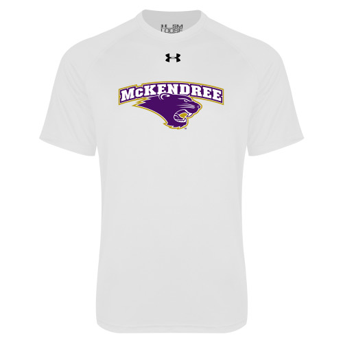  Under Armour White Tech Tee - Secondary Mark