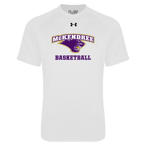  Under Armour White Tech Tee - Basketball