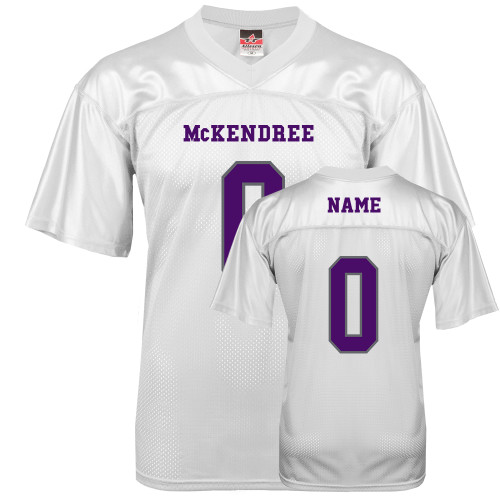  Replica White Adult Football Jersey - Personalized