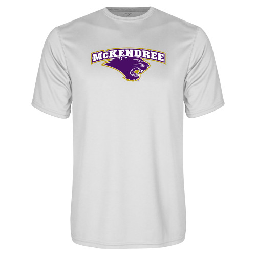  White Performance Tee - Secondary Mark