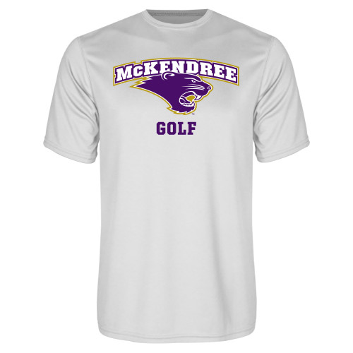  Univ White Performance Tee - Golf