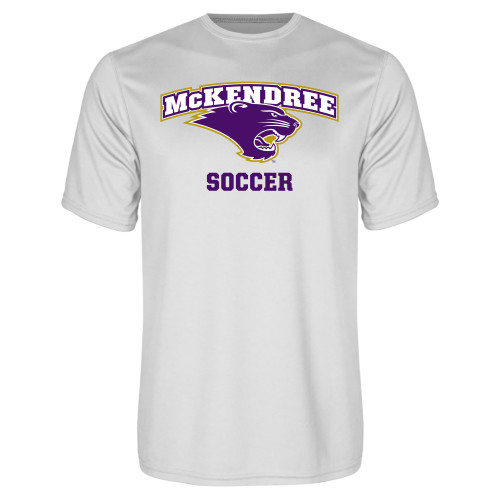  Univ White Performance Tee - Soccer