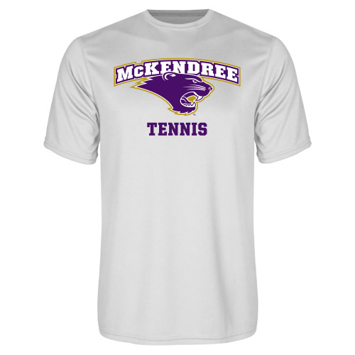  Univ White Performance Tee - Tennis