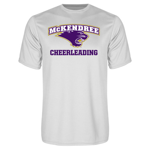  Univ White Performance Tee - McKendree Cheerleading