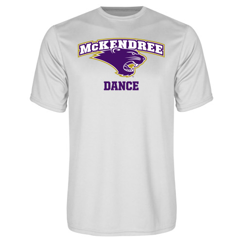  Univ White Performance Tee - McKendree Dance