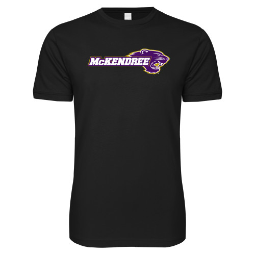  Next Level Black SoftStyle T Shirt - Primary Mark