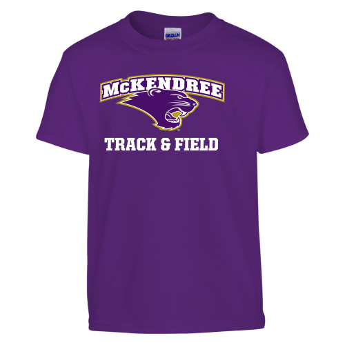  Univ Youth Purple T Shirt - Track and Field