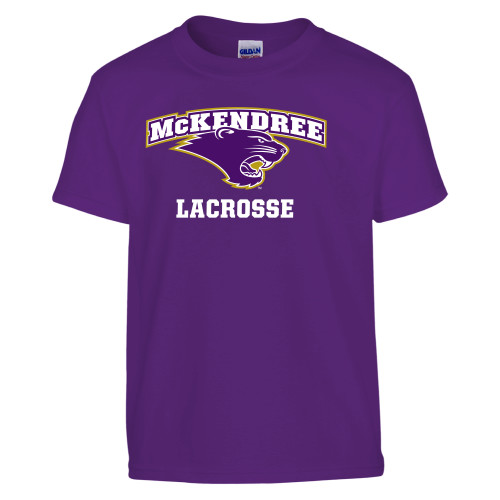  Univ Youth Purple T Shirt - Lacrosse