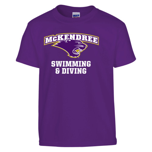  Univ Youth Purple T Shirt - Swimming and Diving