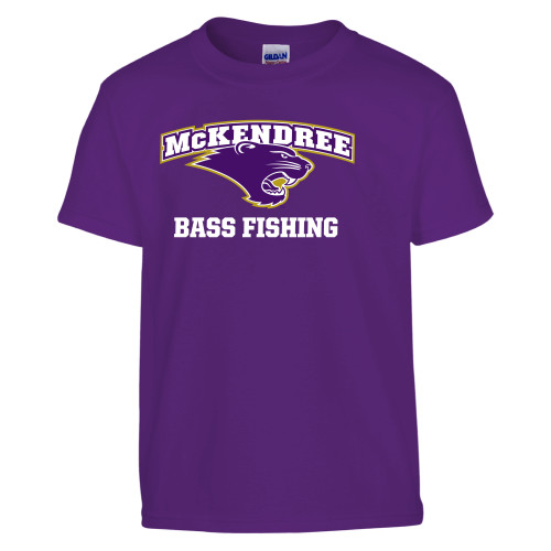  Univ Youth Purple T Shirt - McKendree Bass Fishing