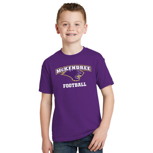  Youth Purple T Shirt - Football
