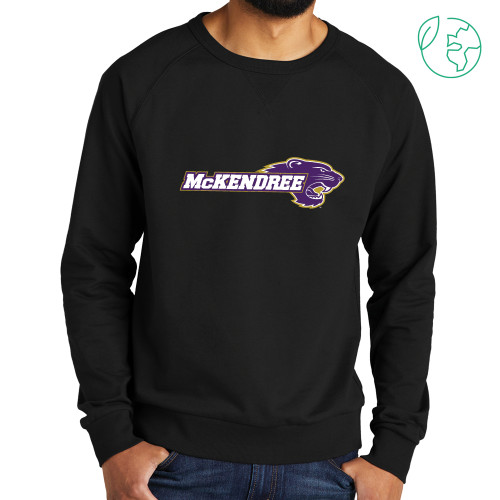  Allmade Black Organic French Terry Crewneck Sweatshirt - Primary Mark