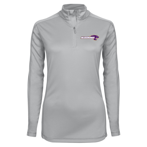  Syntrel Womens Platinum Interlock 1/4 Zip - Primary Mark