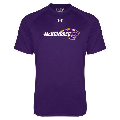  Under Armour Purple Tech Tee - Primary Mark