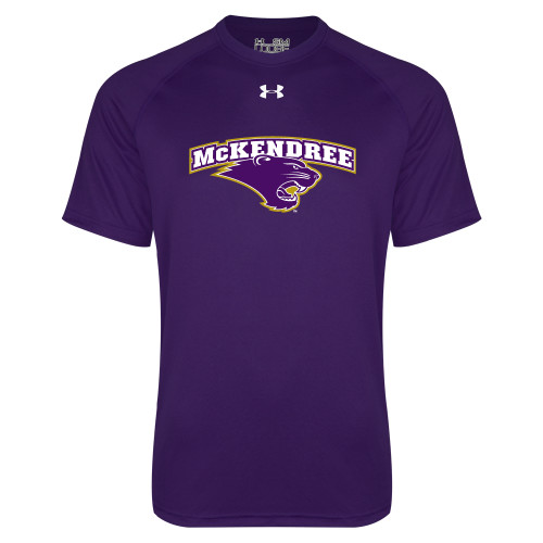  Under Armour Purple Tech Tee - Secondary Mark