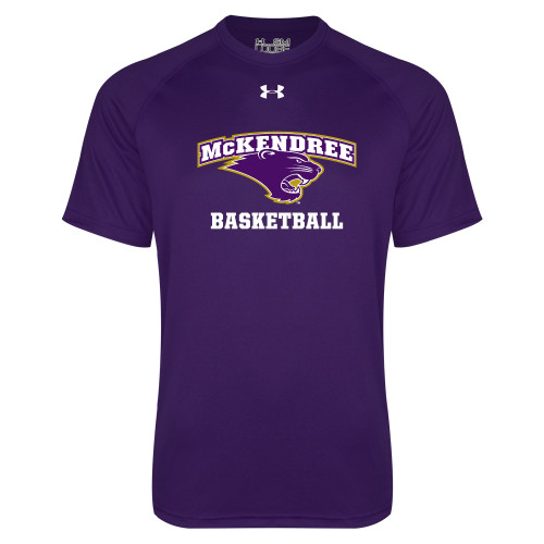  Under Armour Purple Tech Tee - Basketball