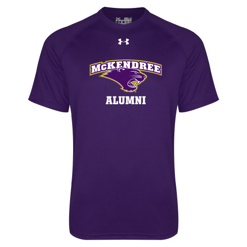  Under Armour Purple Tech Tee - Alumni