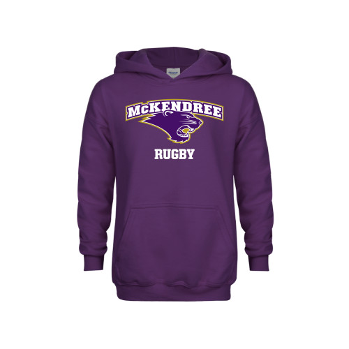 Univ Youth Purple Fleece Hoodie - McKendree Rugby