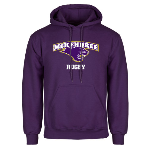  Univ Purple Fleece Hoodie - McKendree Rugby
