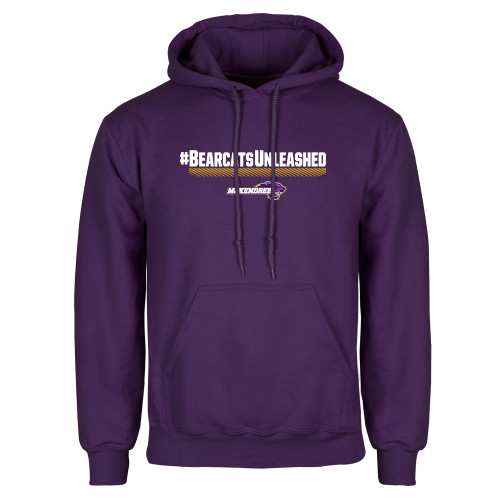  Purple Fleece Hoodie - #BearcatsUnleashed