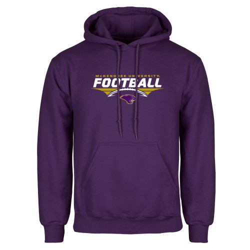  Purple Fleece Hoodie - McKendree Football