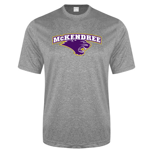  Grey Heather Performance Contender Tee - Secondary Mark