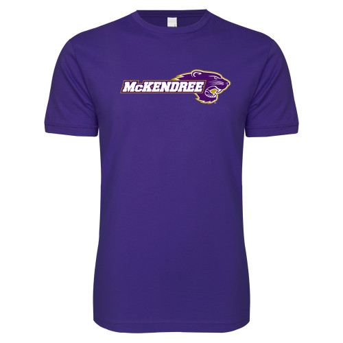  Next Level Purple SoftStyle T Shirt - Primary Mark