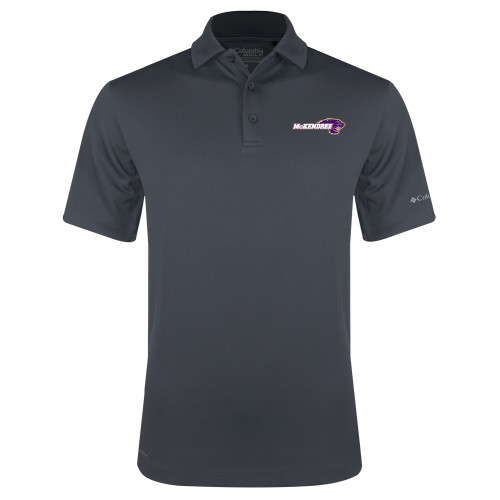  Columbia Charcoal Omni Wick Drive Polo - Primary Mark