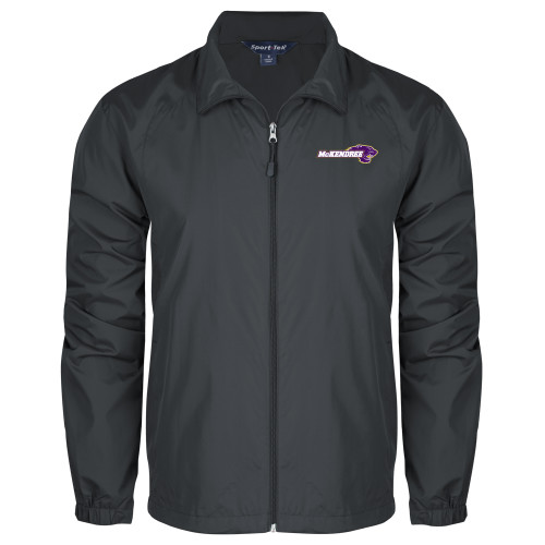  Charcoal Full Zip Wind Jacket - Primary Mark