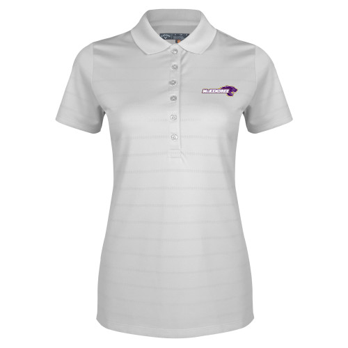  Callaway Womens White Opti Vent Polo - Primary Mark