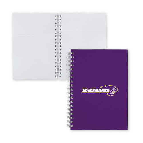  Clear 7 x 10 Spiral Journal Notebook - Primary Mark