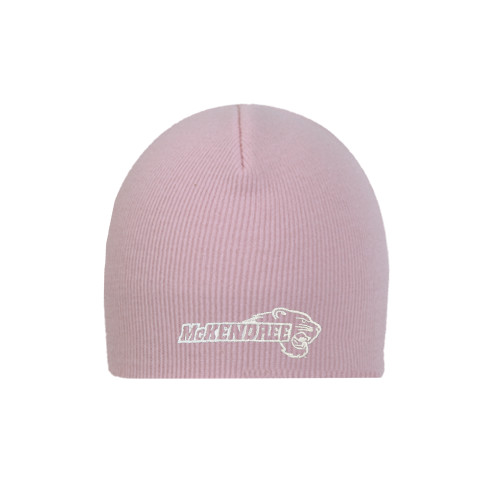  Pink Knit Beanie - Primary Mark