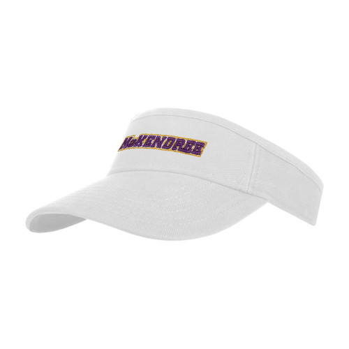  White Visor - Word Mark