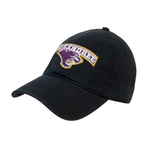  Black Unstructured Adjustable Low Profile Hat - Secondary Mark