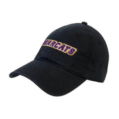  Black Unstructured Adjustable Low Profile Hat - Bearcats