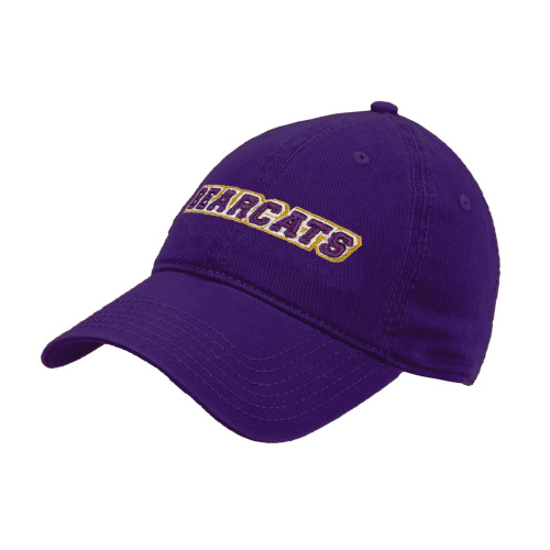  Purple Unstructured Adjustable Low Profile Hat - Bearcats